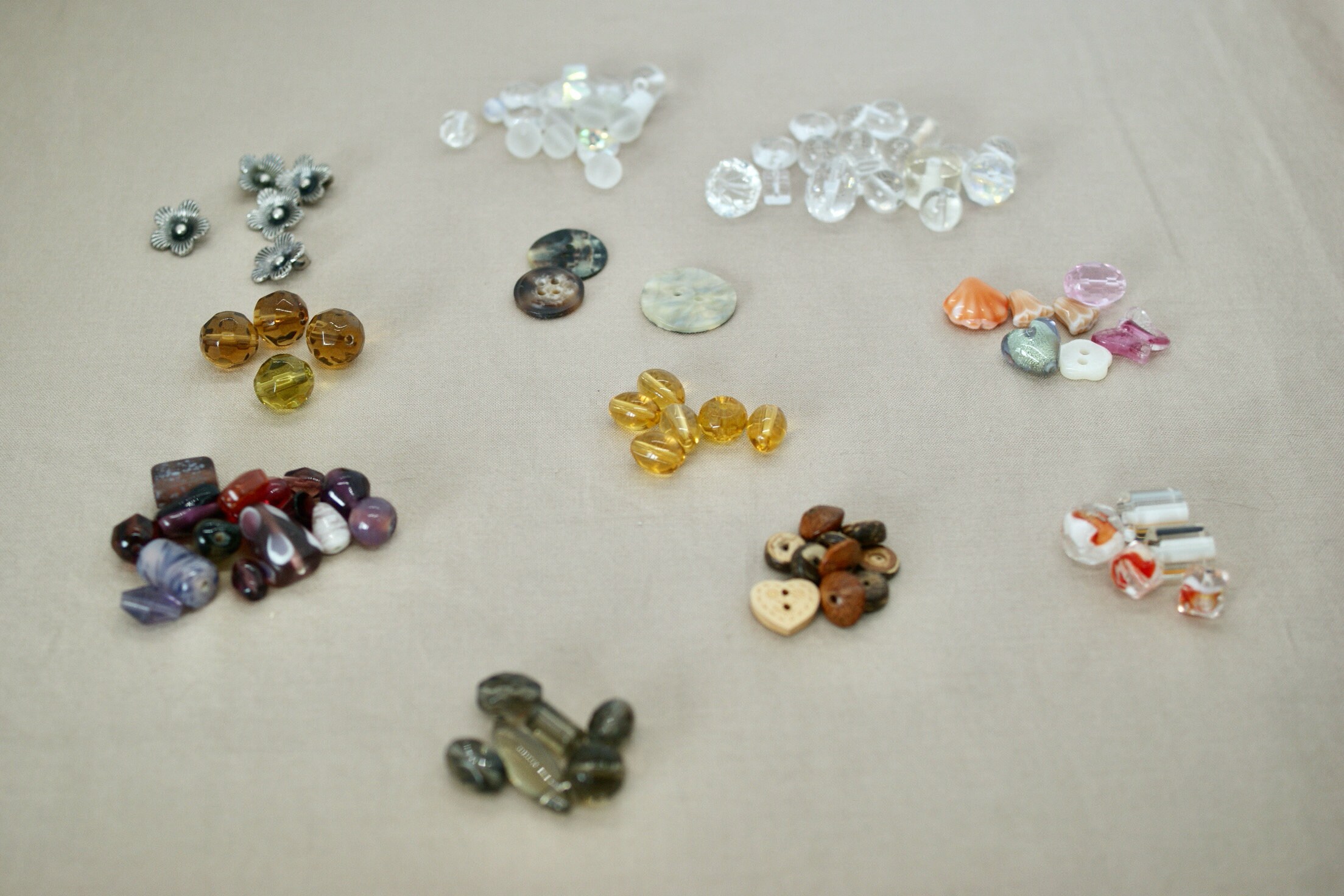 Bead Supply 100 Mixed Beads Crafting Supplies Orange and Etsy