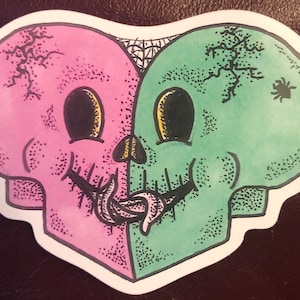 Knockin Skulls Sticker