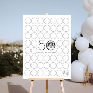 50 Gründe, warum wir dich lieben druckbare, minimalistische fünfzig Gründe Poster, Foto 50. Geburtstag Zeichen, 50. Geburtstag Geschenk, personalisiertes Geschenk