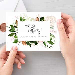 Aangepaste zult u mijn bruidsmeisje sjabloon zijn, bruidsmeisje kaart, bewerkbare bruidsmeisje verzoek kaart, bruids voorstel, DIY bruidsmeisje kaart