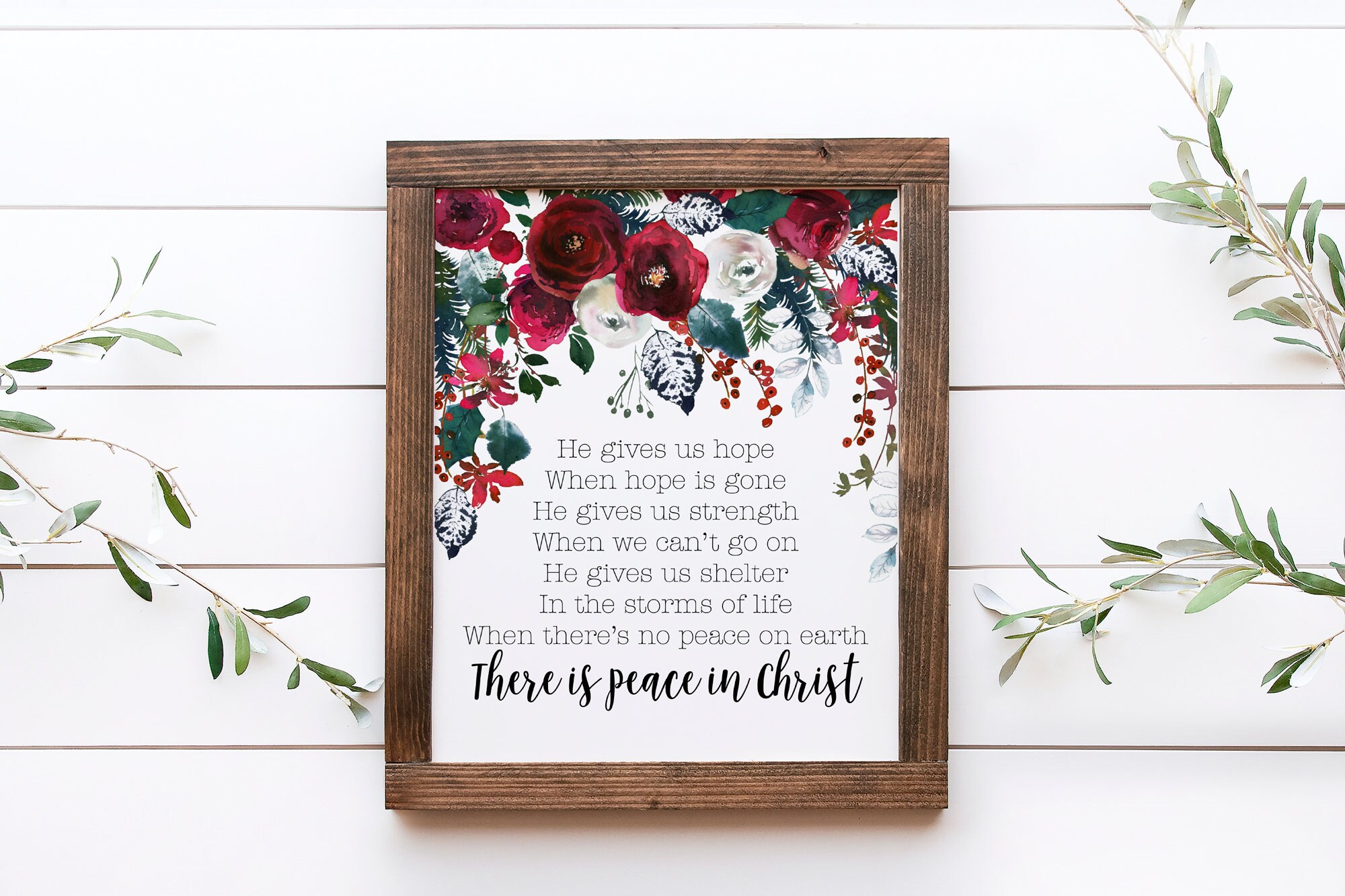 There is Peace in Christ LDS Digital Download / LDS Printable | Etsy