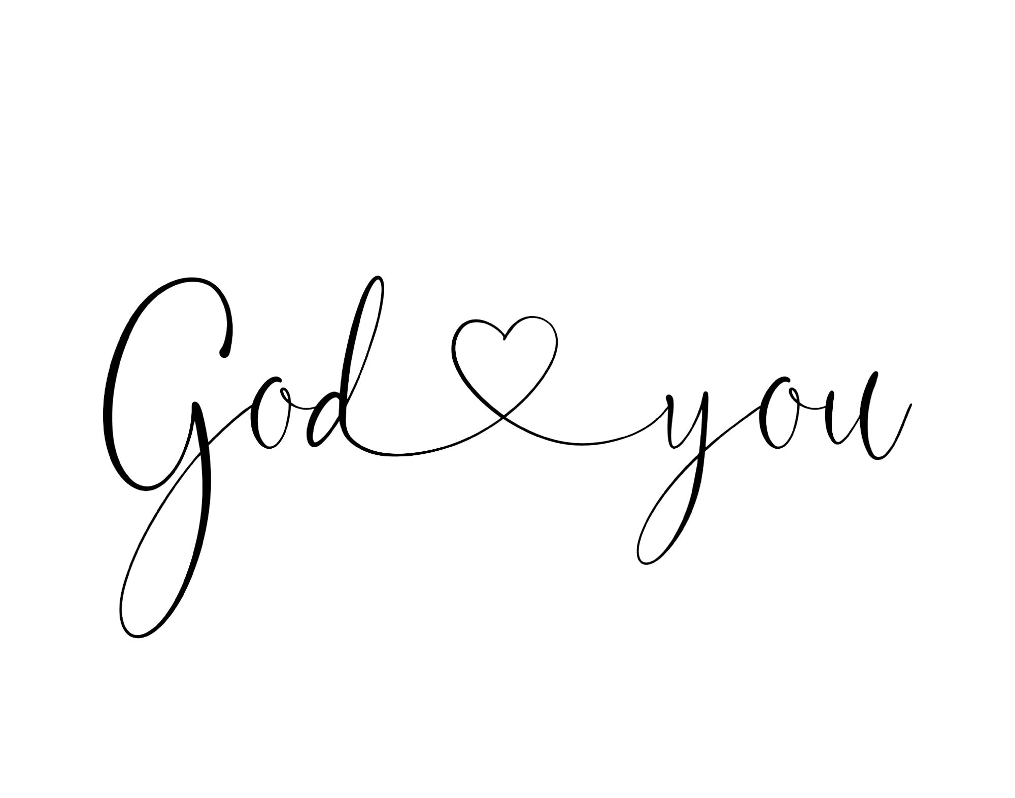God Loves You Print / Lds Printable Wall Art / Religious Print | Etsy