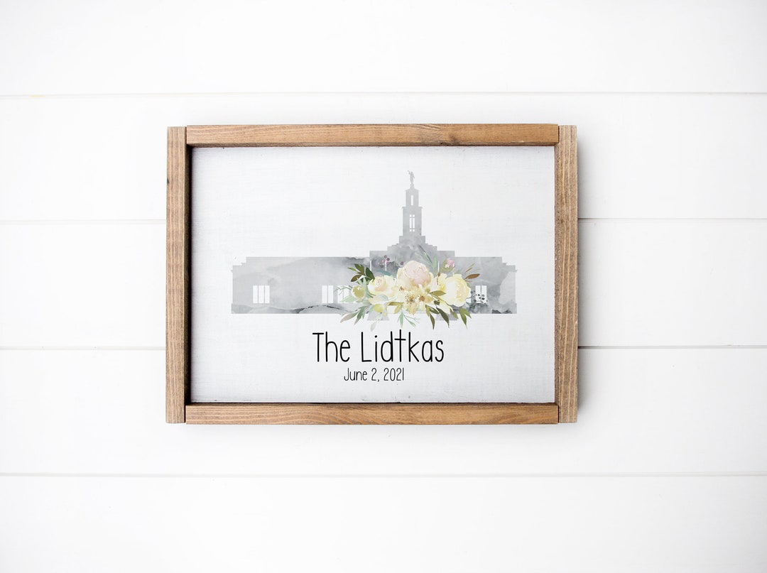 Baton Rouge LDS Art Prints, LDS Temple Printable, Personalized LDS