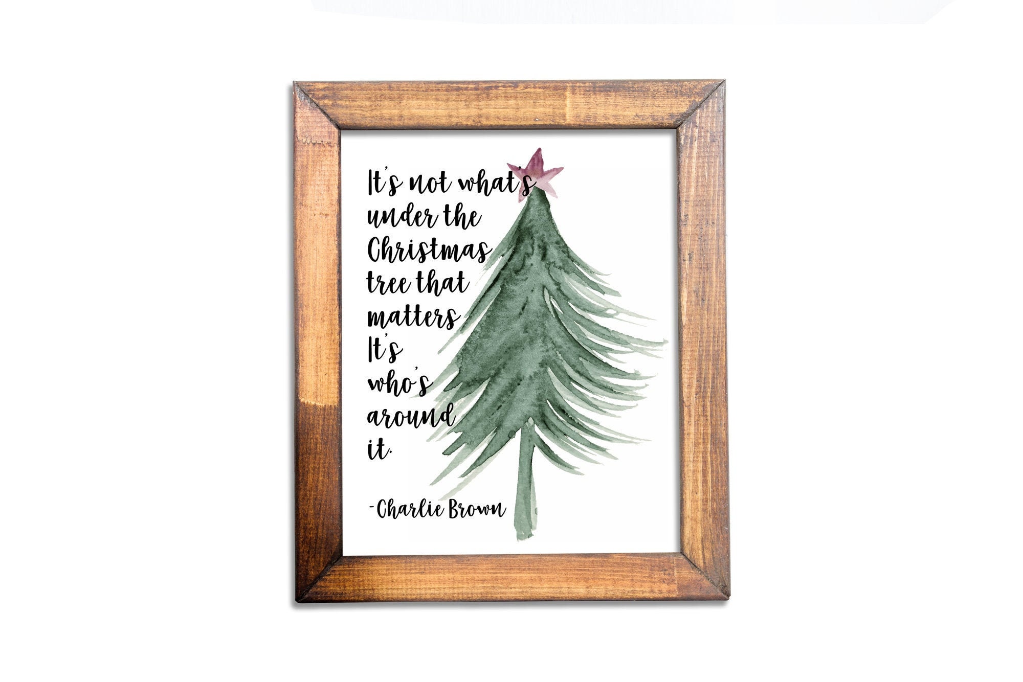 It's Not What's Under the Tree That Matters It's | Etsy