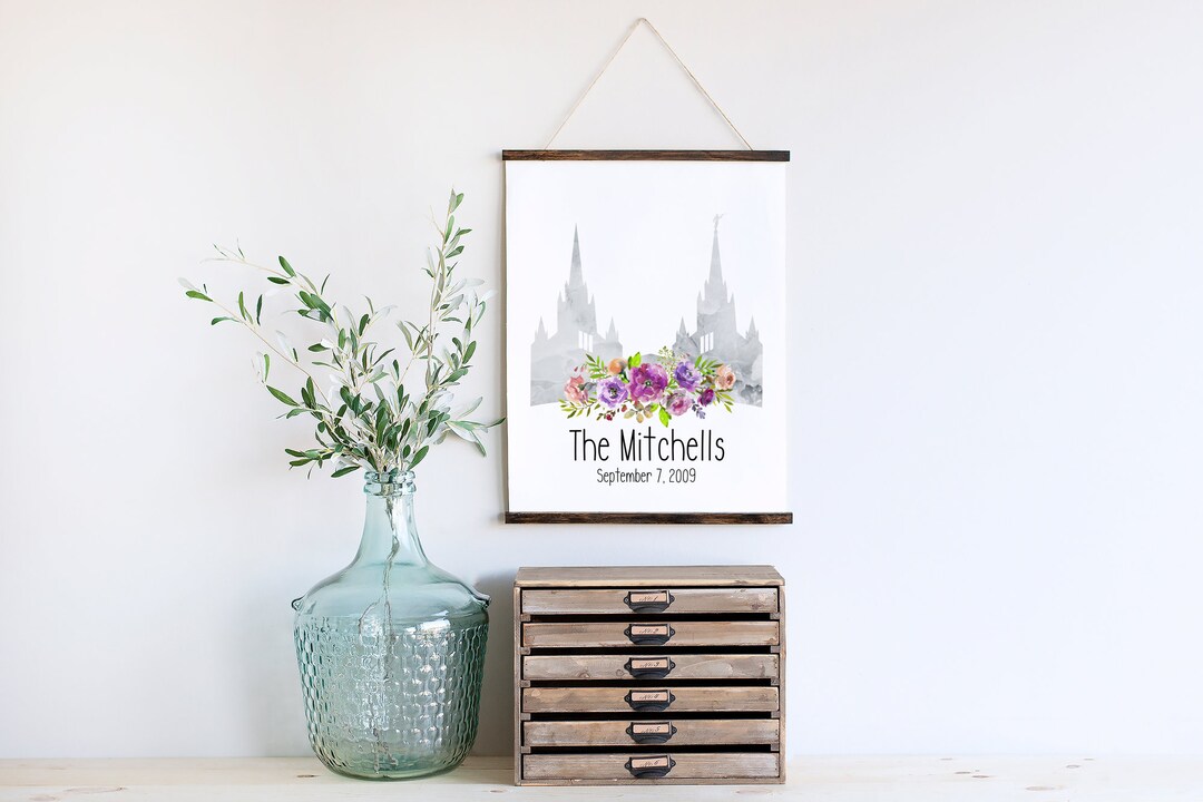 Custom Any LDS Temple Print, LDS Temple Printable, Personalized LDS ...