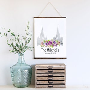 Custom Any LDS Temple Print, LDS Temple Printable, Personalized LDS Wedding Gift, Latter Day Saint Art, Mormon Gifts, Lds Baptism Missionary