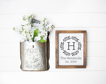 HOME Established Printable Wall Art Family Established - Etsy