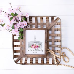 Benutzerdefinierte LDS Kunstdrucke, LDS St Louis Tempel druckbar, personalisiertes LDS Hochzeitsgeschenk, Kirche Heilige Kunst, Geschenke für die Taufe