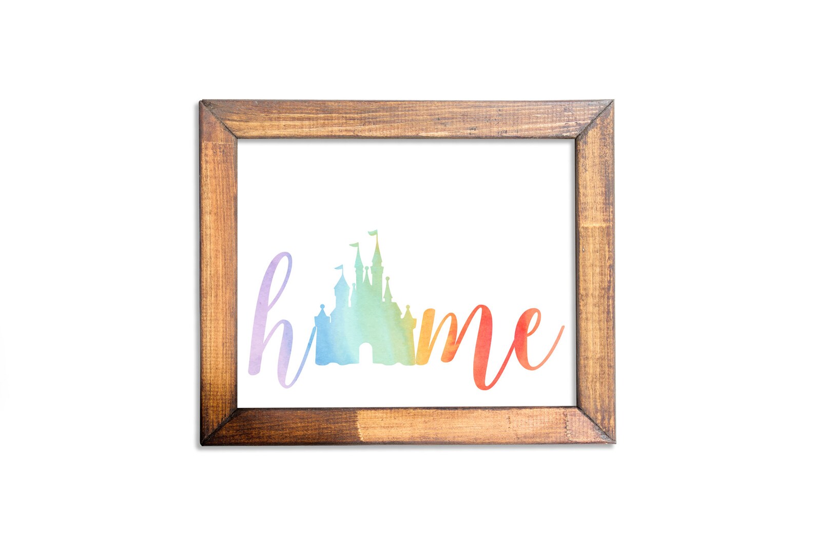 Home Disney Castle / Disney Printable Wall Art / Disneyland Etsy