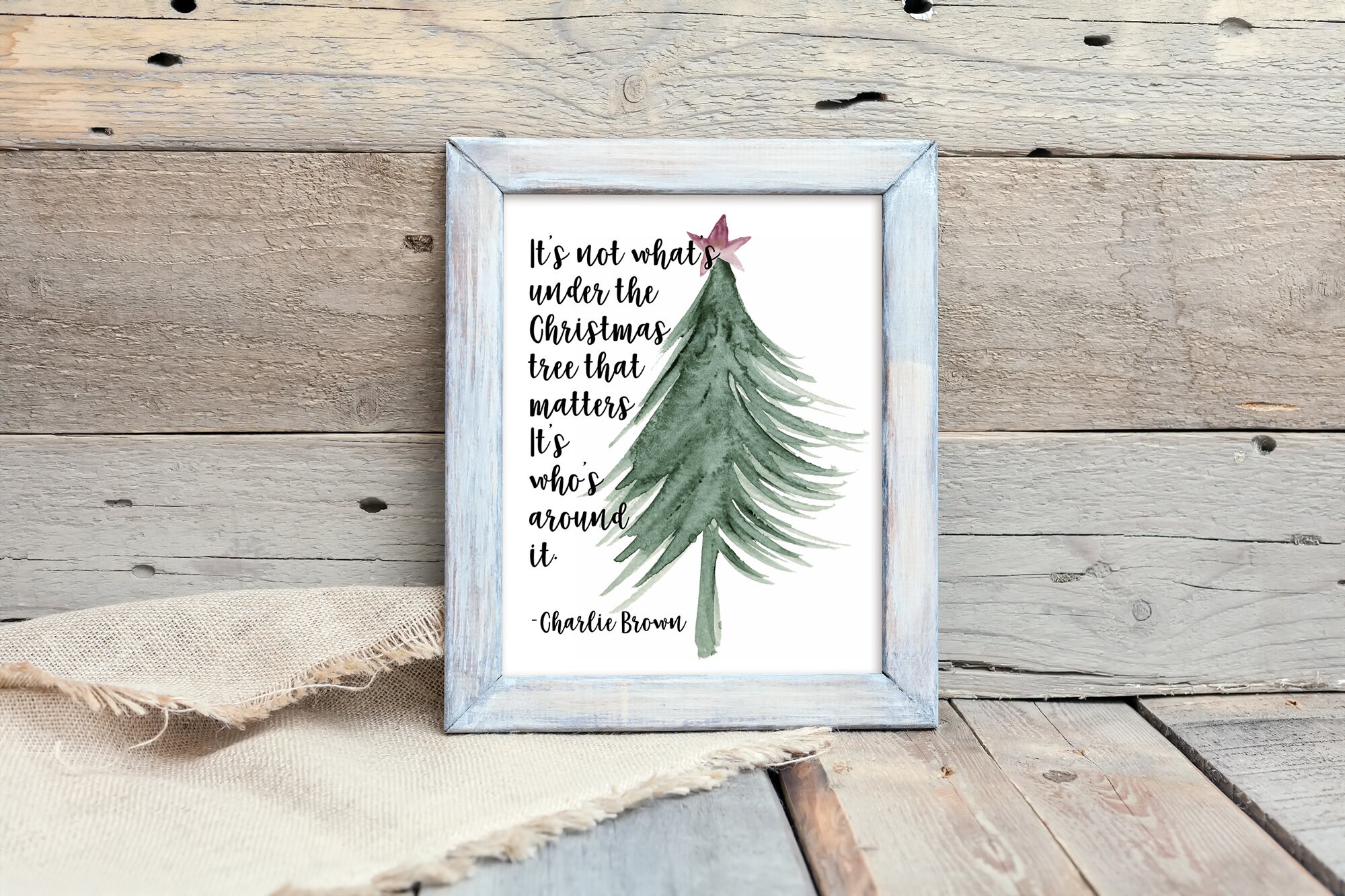 It's Not What's Under the Tree That Matters It's | Etsy