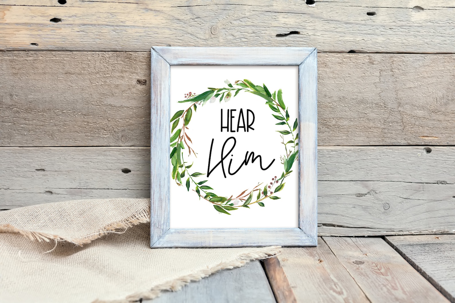 Hear Him / Lds Art / Hear Him Lds / Lds Print / Hear Him - Etsy