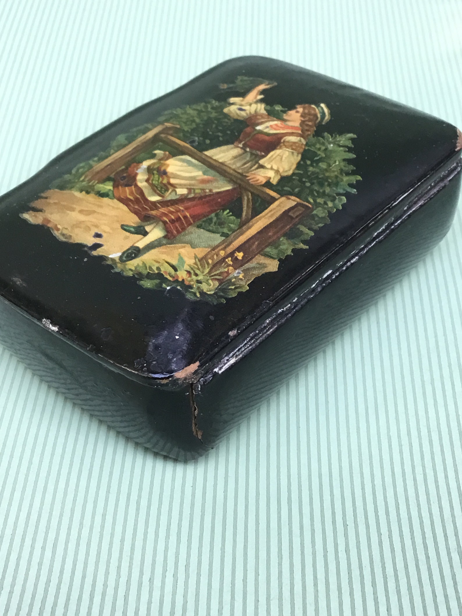 Russian Lacquer Boxes by Unknown Russian Lacquer Boxes by Unknown