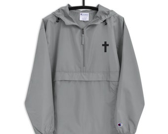 Jesus Is King Cross Minimal Sports Pullover Wind Breaker Jacket
