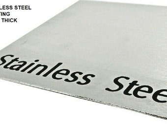 Stainless Steel sheeting. Brushed finish.  Various sizes.