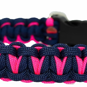 Paracord Dog Collar - Double Corded Solomon Weave - Small to XL - 4.99 Shipping