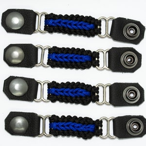 Vest Extenders (2, 4, or 5-Pack) - Police Blue Line or Fire Red Line Weave - Any Size