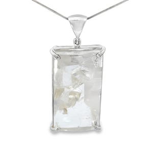 Starborn Manifestation Quartz Pendant Necklace (22&quot;) Clear