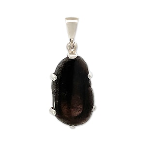 Stones Desire Saffordite Cintamani Pendant Necklace (18&quot;) Brown