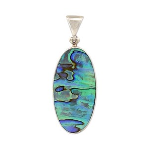 Abalone Shell Pendant Necklace by Stones Desire