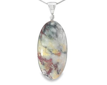 Starborn Cinnabar Crystal Pendant Necklace (22") Red