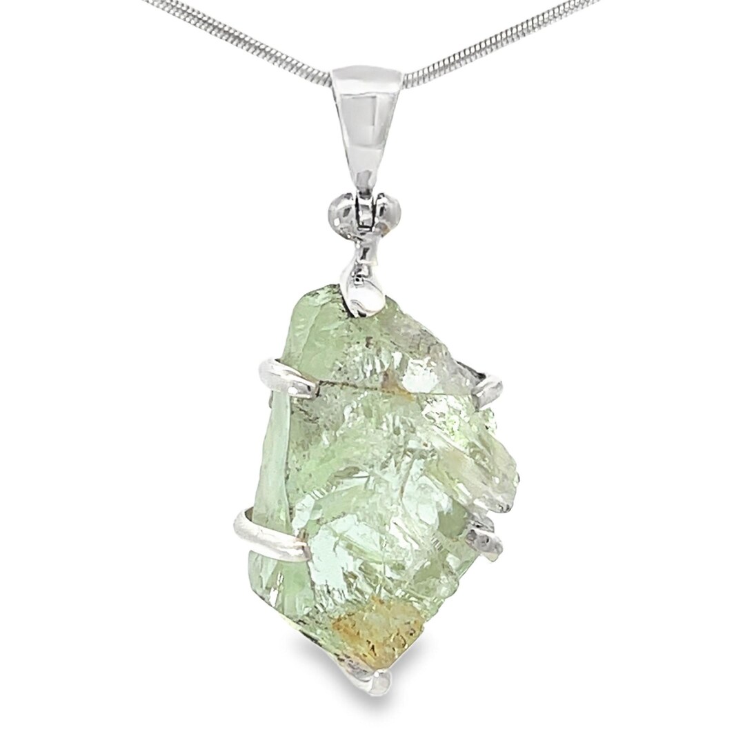 Stones Desire Heliodor Crystal Pendant Necklace (22") Yellow - Etsy