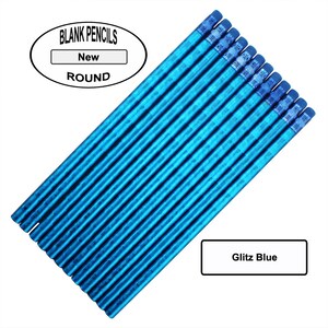 ezpencils - Round Pencils - Non-Personalized - 2HB - School - Office - Blanks - Non-smear eraser
