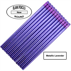 ezpencils - Round Pencils - Non-Personalized - 2HB - School - Office - Blanks - Non-smear eraser