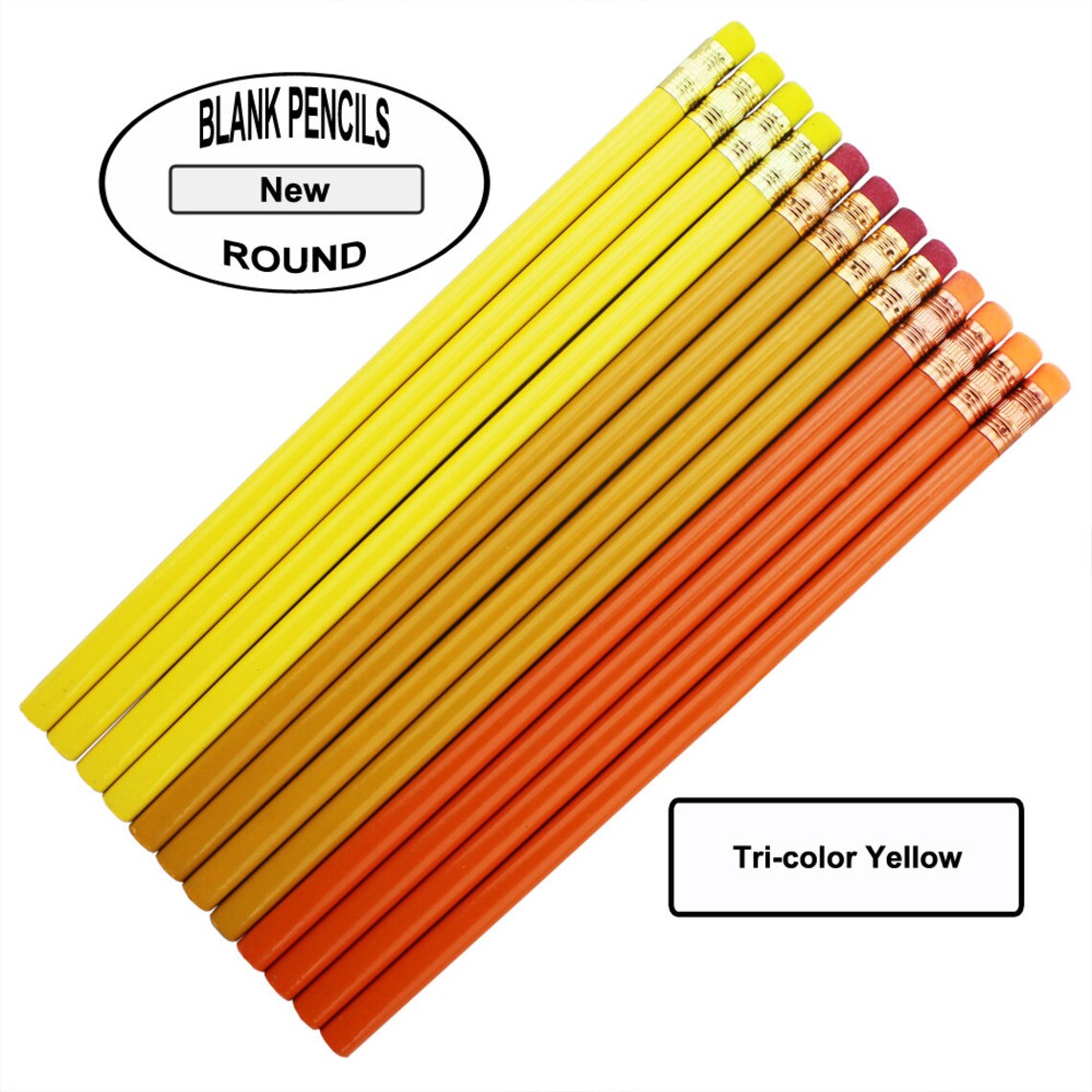 Ezpencils Round Pencils Nonpersonalized 2HB School Etsy