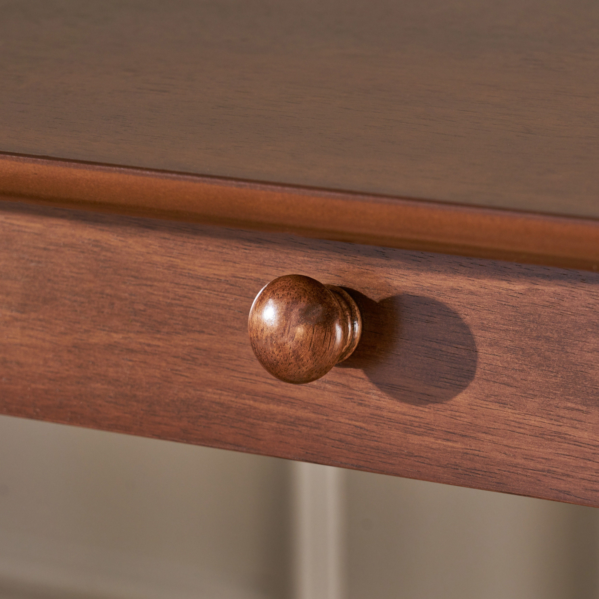 Mid Century Wood Office Desk A Frame With Middle Drawer | Etsy