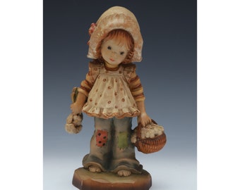 ANRI WOODCARVINGS SARAH Kay Limited Edition Wood Doll 149 of 750
