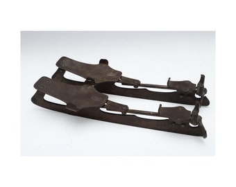 Antique Ice Skates Metal 1800’s