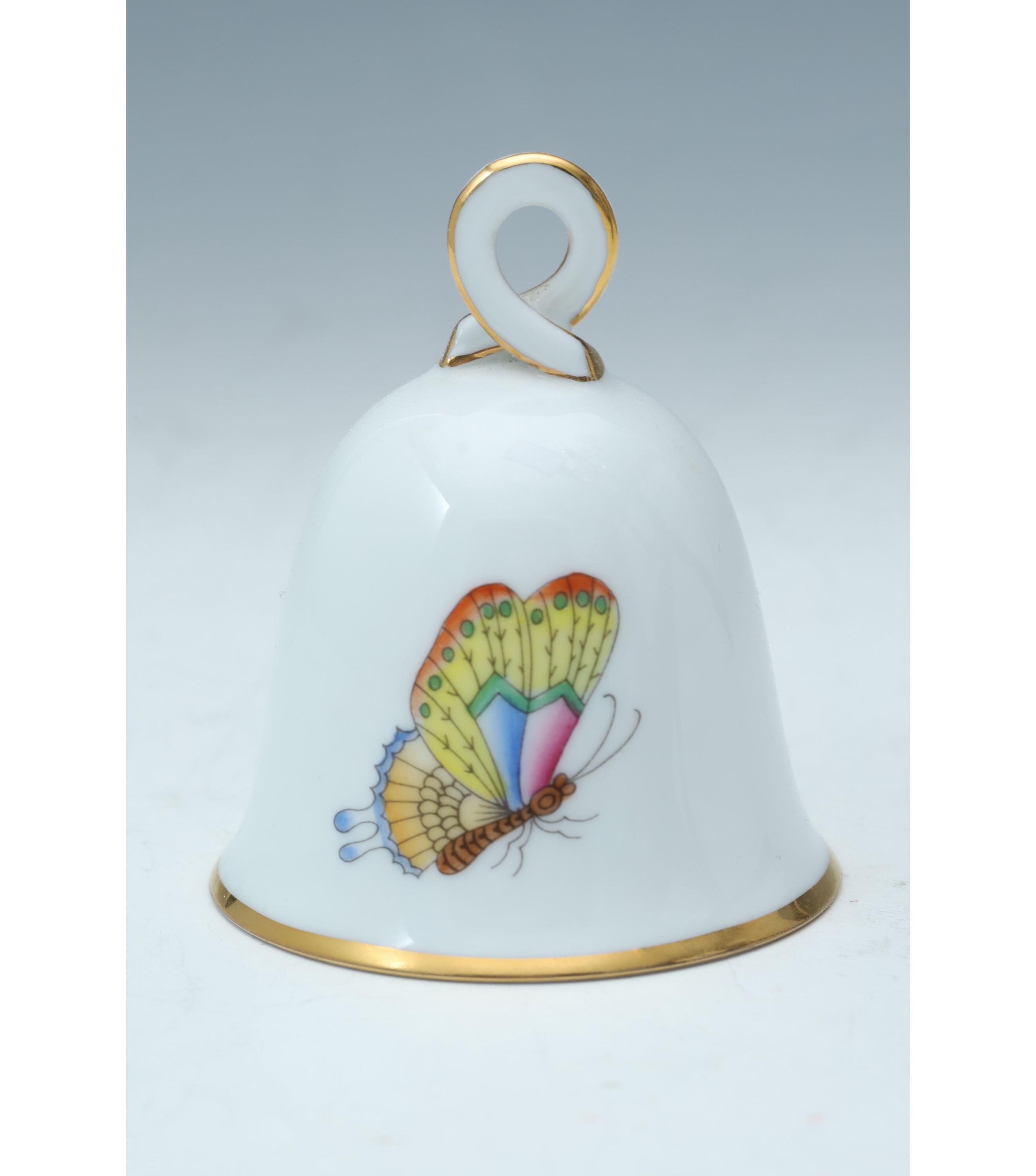 ヘレンド　テーブルベル　小鳥　チョウ　トンボ Herend Bell - Etsy