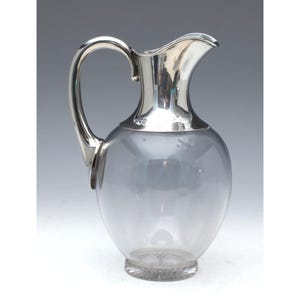 Antique Claret Sterling Silver Jug By John Grinsell and Sons JG&S