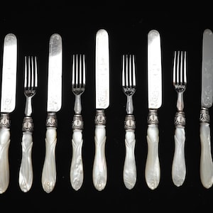 Mother of Pearl Handle Forks - Etsy