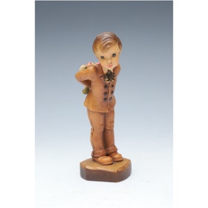 ANRI A Young Mans Fancy Boy Holding Flowers Behind His Back By Sarah Kay