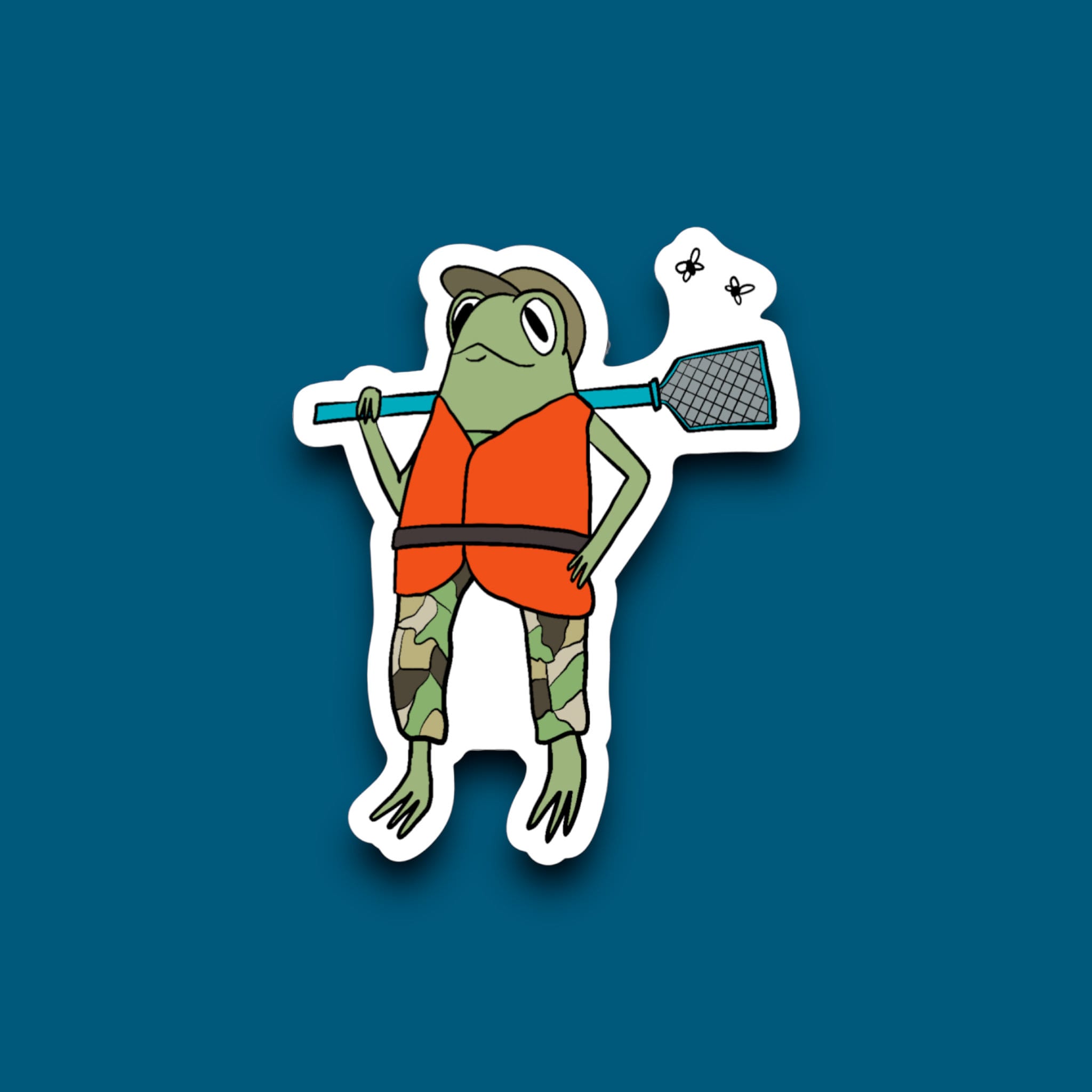 Pre-hunt Frog Sticker | Waterproof & Weatherproof Vinyl Sticker Decal ...