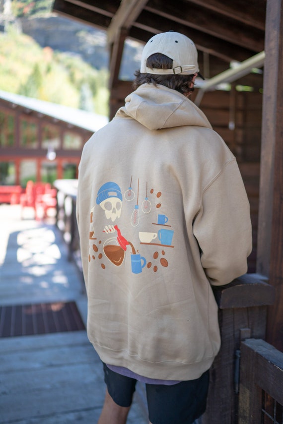 You Make Me Feel Alive Coffee Hoodie Tan
