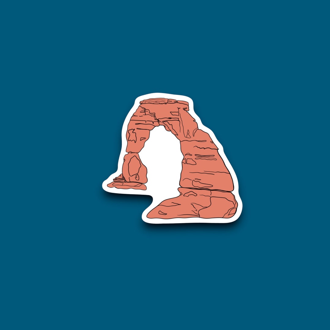 Delicate Arch Sticker | Waterproof Sticker - Etsy