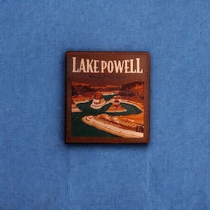Lake Powell Utah/Arizona, Woven Patch | Iron On Backing