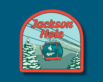Jackson Hole, WY Emblem Sticker | Emblem Sticker