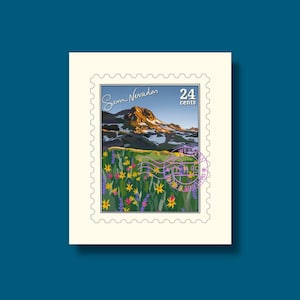 Sierra Nevada Stamp Sticker | Waterproof Sticker
