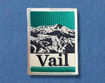 Vail Colorado, Embroidered Patch | Iron On Backing