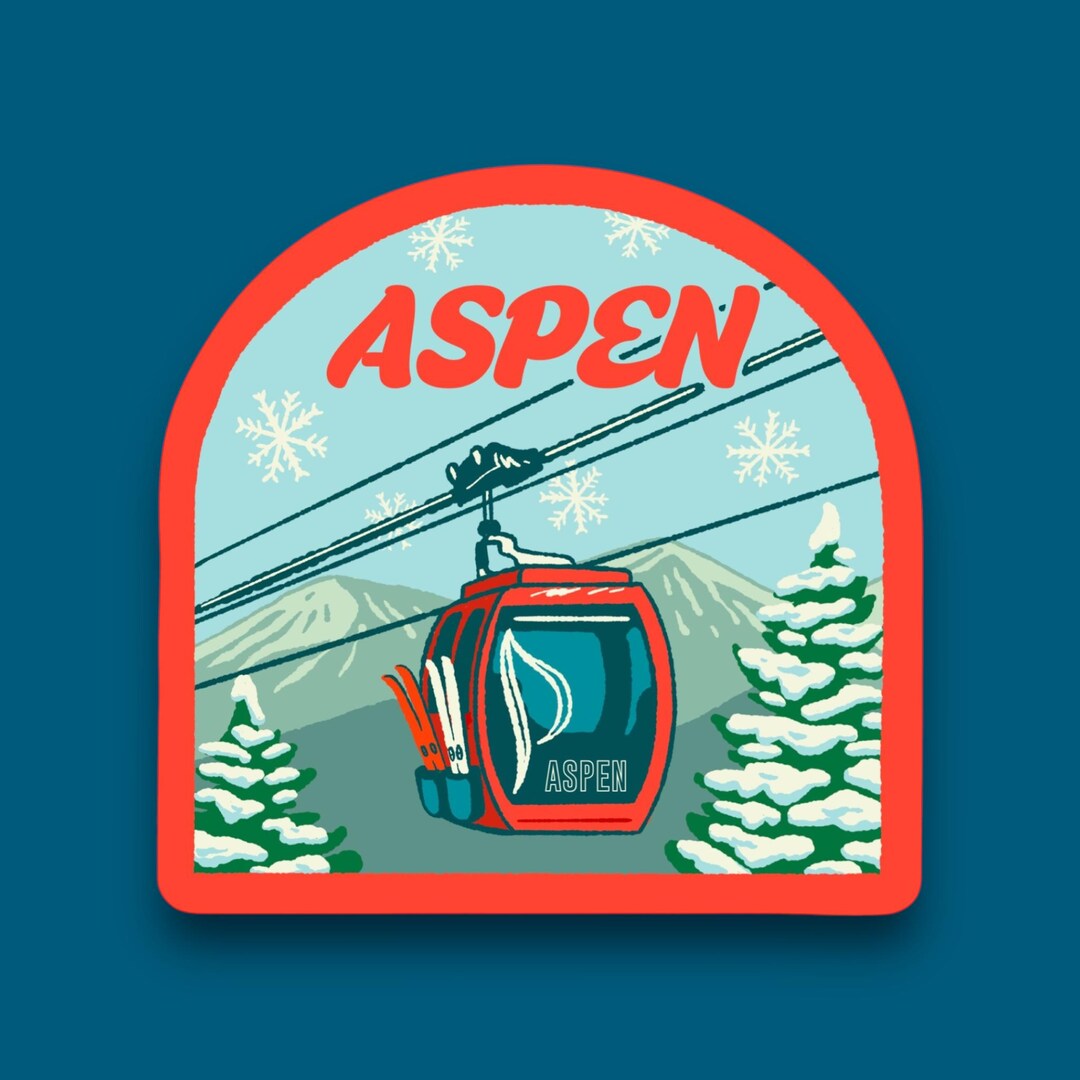 Aspen Colorado Sticker | Waterproof Sticker - Etsy