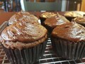 Chocolate Fudge Cupcakes - Healthy, Organic, Gluten-Free, Dairy-Free, Cane-Sugar-Free, Vegan