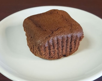 Mini Carob Cakes, Fresh-Baked - Healthy, Organic, Gluten-free, Dairy-free, Egg-free, Nut-free, Soy-free, Cane-Sugar-free