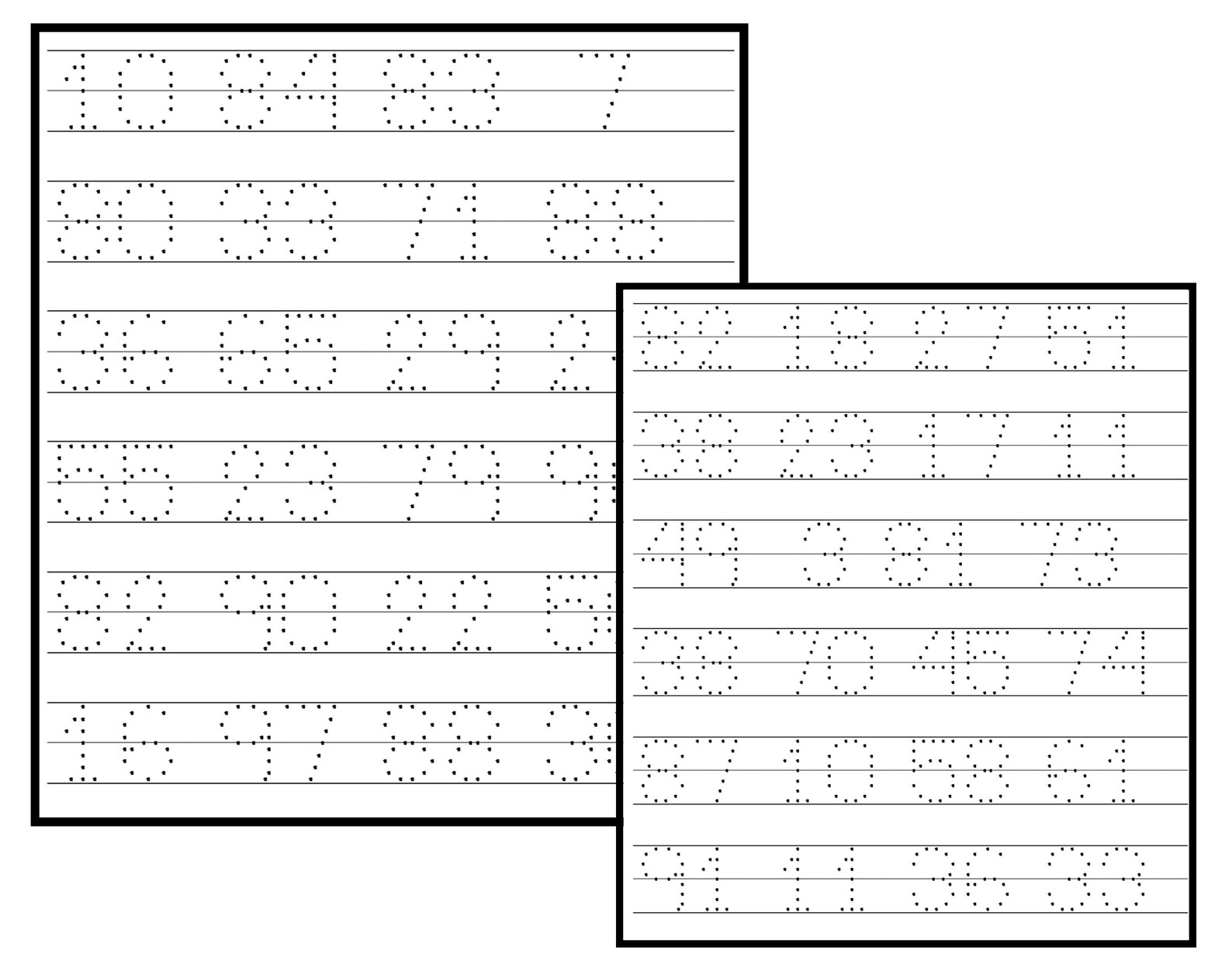 tracing sheets for numbers and counting 1 100 number writing etsy