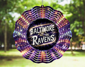 8 inch Football Wind spinner, NFL, Football Season, Gift, Windspinner, Outdoor, Yard Art, Ravens, Cardinals, Falcons, Bills, Dallas, Cowboys