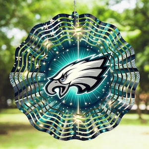 Philadelphia Eagles Garden Wind Spinner - Etsy