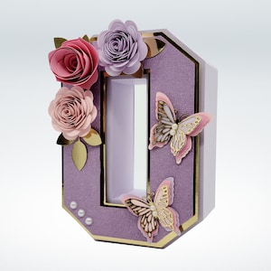 Custom 3D Letters for Butterfly Theme Birthday Decorations, Floral & Butterfly Name Sign image 8