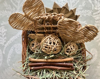 Pandora's Basket - Entirely Chewable All Natural Unpeeled Willow Chew Gift Basket
